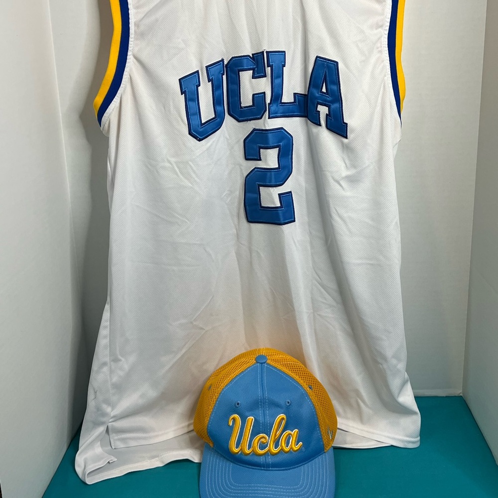 Lonzo Ball UCLA jersey and cap